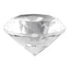 60 mm White Glass Crystal Diamond, Large Faux Diamond for Nail Art Displays and Photo Props view 1