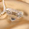60 mm White Glass Crystal Diamond, Large Faux Diamond for Nail Art Displays and Photo Props view 2