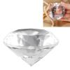 60 mm White Glass Crystal Diamond, Large Faux Diamond for Nail Art Displays and Photo Props view 3