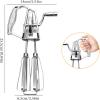 NVOQILIN Manual Stainless Steel Egg Beater with Hand Crank view 3