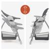 hauck Sit N Relax 3-in-1 High Chair with Newborn Insert and Rocker, Dark Grey view 4