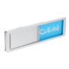 BESPORTBLE Magnetic Clean/Dirty Indicator for Dishwashers and Washing Machines, Flexible Silver Blue-Gray Sign view 1