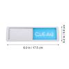 BESPORTBLE Magnetic Clean/Dirty Indicator for Dishwashers and Washing Machines, Flexible Silver Blue-Gray Sign view 2