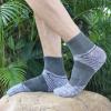 Walmeck 3 Pairs Men's Athletic Cotton Socks, Comfortable, Durable, Breathable, with Reinforced Heel, for Hiking, Walking, Climbing and Mountaineering (L) view 4
