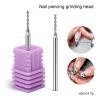 Electric Nail Drill Bit with Tungsten Steel Polishing Head view 3