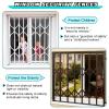 Foldable Child-Safe Window Security Grille, Customizable, 55.1 x 51.2 in view 4