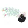 AKLOSIPY Silicone Fish Decorations with Reactive Coral Design for Aquariums - Green view 4