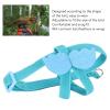 Fafeims Bird Leash, Elastic Latex Silk Straps with Anti-Chew Comfort Grip for Outdoor Flight Training (S) view 3