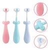 TOYANDONA 3-Pack Baby Toothbrushes for Toddlers, Soft Bristles, Non-Slip Handle view 4