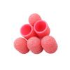 Nail Art Sanding Bands, Caps with Plastic Base and Handle, 10 x 15 mm, 50 pcs (80 Grit) view 1