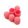 Nail Art Sanding Bands, Caps with Plastic Base and Handle, 10 x 15 mm, 50 pcs (80 Grit) view 2