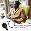 ERINGOGO Recliner Release Handle, ABS and Steel Cable Replacement Part, Easy Installation, Black Cable Handle view 3