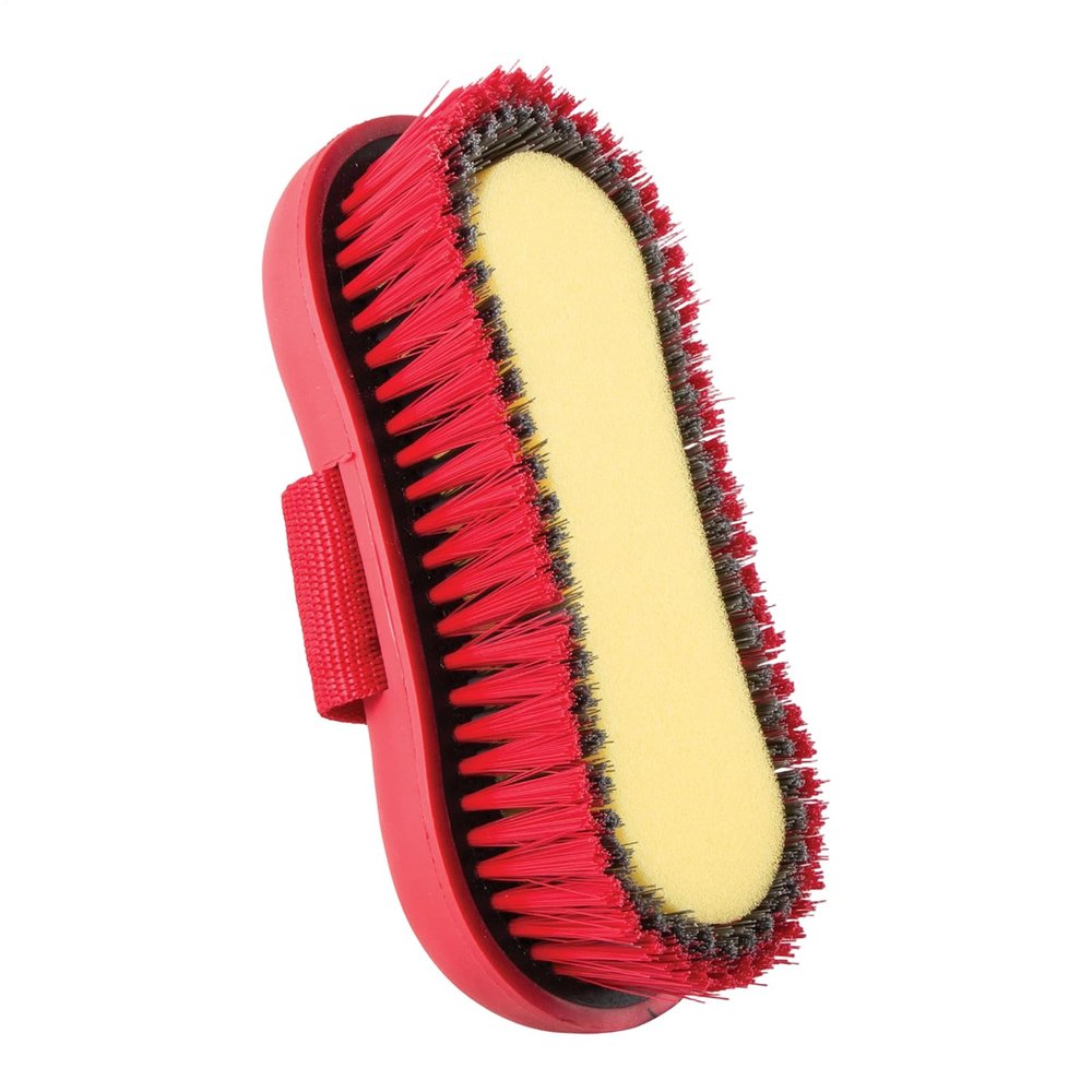 2-in-1 Horse Grooming Brush with Stiff Bristles