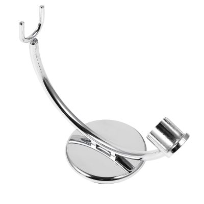 LIFKOME Silver Zinc Alloy Razor Stand for Men