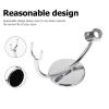 LIFKOME Silver Zinc Alloy Razor Stand for Men view 3