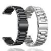 14/16/18/20/22/24 mm Quick-Release Stainless Steel Watch Band with Metal Folding Clasp view 2