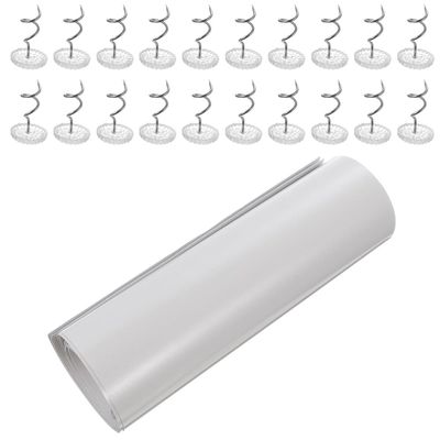 ibasenice 6-Piece Flexible PVC Cat Scratching Protector Tape, Self-Adhesive Sofa and Furniture Protector, 18 x 12 in