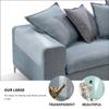 ibasenice 6-Piece Flexible PVC Cat Scratching Protector Tape, Self-Adhesive Sofa and Furniture Protector, 18 x 12 in view 2