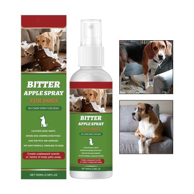 Natural Spray to Discourage Chewing in Dogs