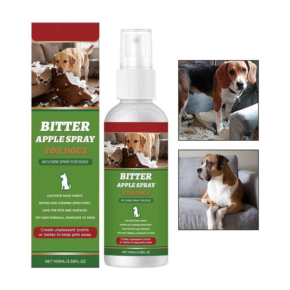 Natural Spray to Discourage Chewing in Dogs