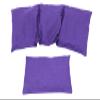 Cherry Pit Pillow Set, 36 x 18 cm + Small Pillow, 3-Chamber, Solid Purple view 1