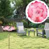 Outdoor Metal Bird Bath with Ground Spike and Feeder view 2