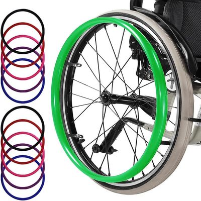 Wheelchair Handrim Covers, Non-Slip Silicone for Improved Grip and Traction