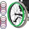 Wheelchair Handrim Covers, Non-Slip Silicone for Improved Grip and Traction view 1