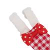 Adjustable Bird Diaper, Red Checkered Pattern view 2