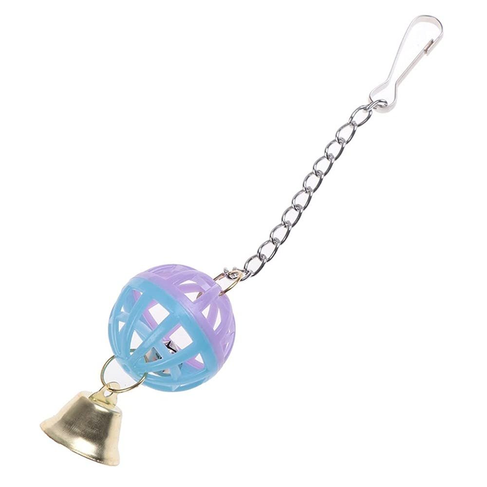 Ses Parrot Toy for Pet Birds and Parakeets with Hanging Swing, Bell and Ball