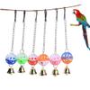 Ses Parrot Toy for Pet Birds and Parakeets with Hanging Swing, Bell and Ball view 3