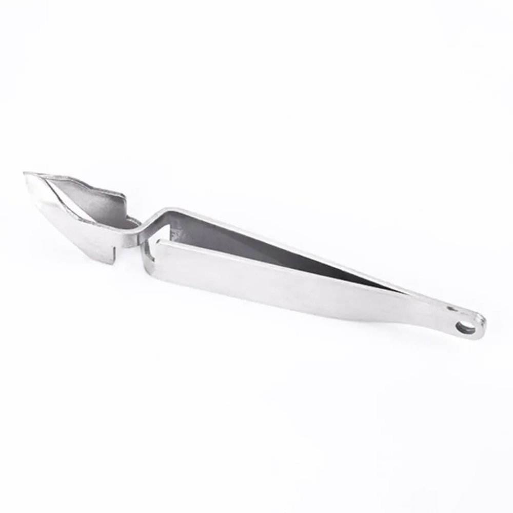 1 x Stainless Steel Tick Removal Set, 2-in-1 Fork Tweezers for Cats and Dogs