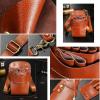 SDGBCXD Professional Hairdresser Scissor Holster, PU Leather Tool Bag view 3