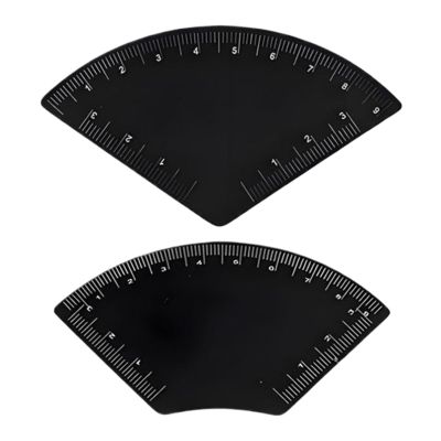 Eyebrow Measuring Ruler, 2-Piece Precision Eyebrow Shapers