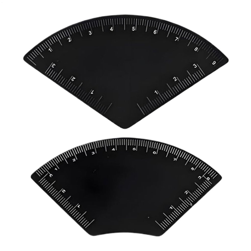 Eyebrow Measuring Ruler, 2-Piece Precision Eyebrow Shapers