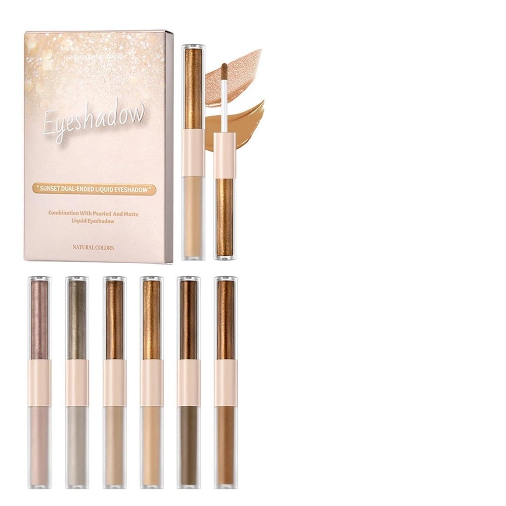 6-Piece Double-Ended Highly Pigmented Liquid Eyeshadow Set