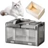 Cat Carrier Bag, Kitten Transport Organizer with Removable... view 1