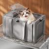 Cat Carrier Bag, Kitten Transport Organizer with Removable... view 3