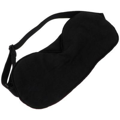 Ciieeo Black Breathable Cotton Sleep Mask for Comfortable Eye Protection