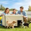 Insulated, Breathable Covers for Dog Kennels and Cages view 2