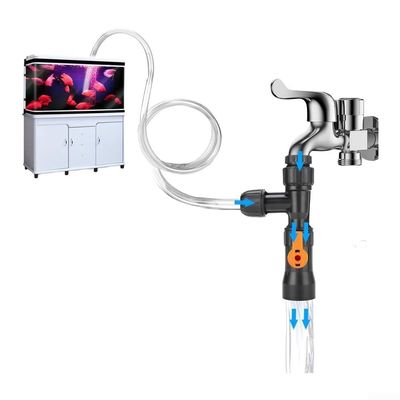 Aquarium Water Changer with Faucet Connection and Gravel Vacuum