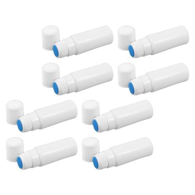 SEWACC 30 mL Sponge Applicator Bottles, 8-Pack, Precise Dispensing, Leakproof Transparent Plastic Refill Bottles for Skin Care and Medication, Travel Containers