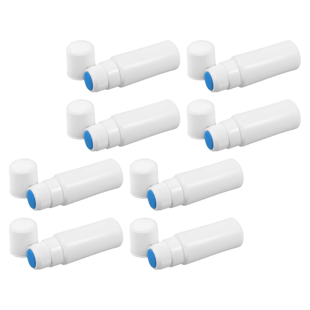 SEWACC 30 mL Sponge Applicator Bottles, 8-Pack, Precise Dispensing, Leakproof Transparent Plastic Refill Bottles for Skin Care and Medication, Travel Containers