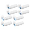 SEWACC 30 mL Sponge Applicator Bottles, 8-Pack, Precise Dispensing, Leakproof Transparent Plastic Refill Bottles for Skin Care and Medication, Travel Containers view 1