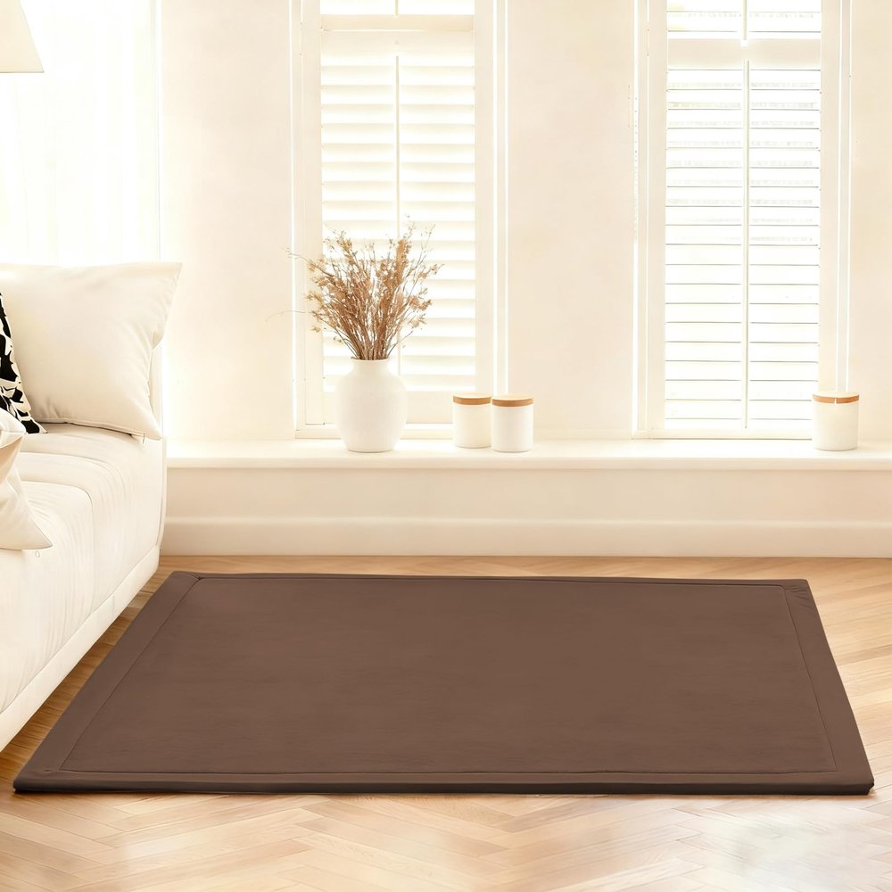 Lrisveana 180 x 180 cm Thick Non-Slip Baby Crawling and Play Mat
