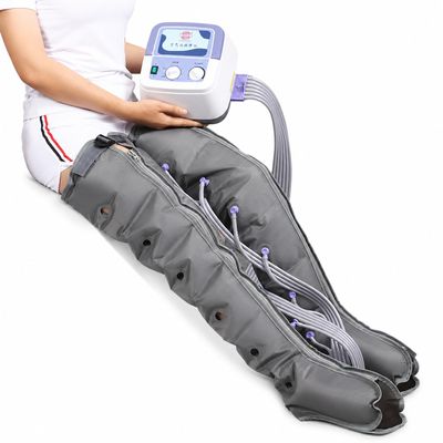 8-Cell Pressotherapy Boots, Air Compression Leg Massager for Full Legs and Feet, Lymphatic Drainage Recovery System