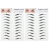 2 Black Paper Eyebrow Styling Stickers for Women view 1