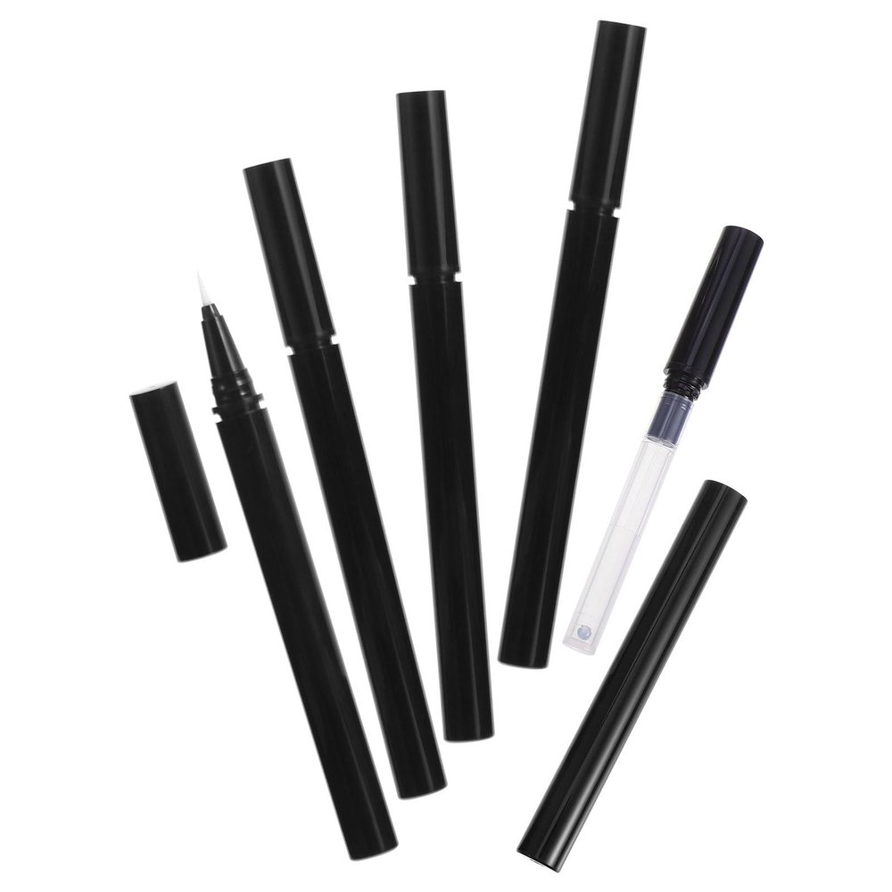 HAKIDZEL 3-Piece Refillable Eyeliner Tubes with Various Brush Tips