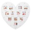 Heart-Shaped Growth Photo Frame with Light, 12 Photos, Acrylic view 1