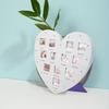 Heart-Shaped Growth Photo Frame with Light, 12 Photos, Acrylic view 2
